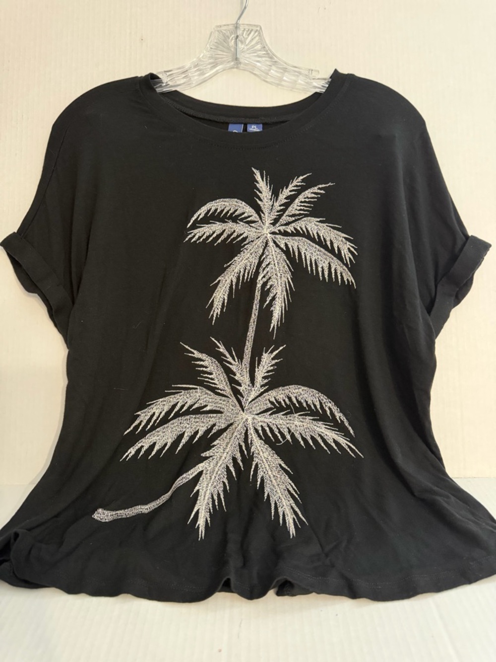 Casey Key Black Palm Tree Graphic Tee